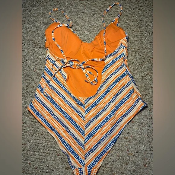 Lemlem x H&M One Piece Swimsuit sz L - Picture 2 of 3